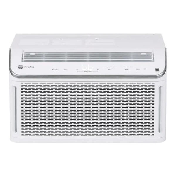 GE Profile PHC08LY 19 Window Smart Air Conditioner with 8100 Cooling BTU; 350 sq. ft. Cooling Area; Wi-Fi Connection; Timer; and EZ Mount in White