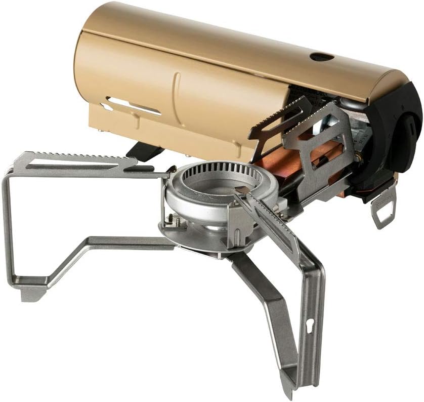 Home & Camp Burner - Portable Burner for Camping & At-Home Use - Durable & Compact Camping Essentials - Khaki