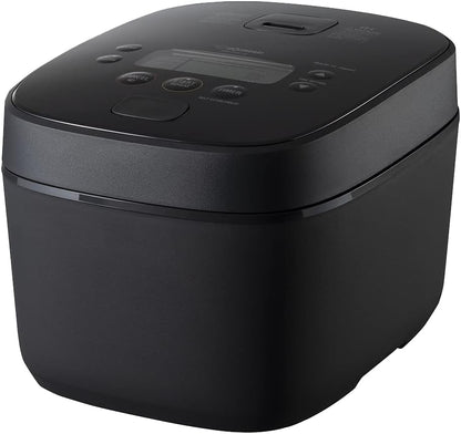 Induction Rice Cooker and Warmer, 5.5 Cup Capacity, Black, 9.25 x 12.25 x 7.88