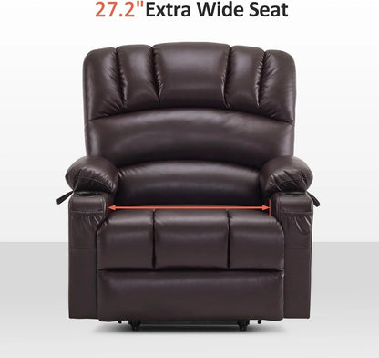 Heated Lift Recliner for Seniors with USB & Cup Holders