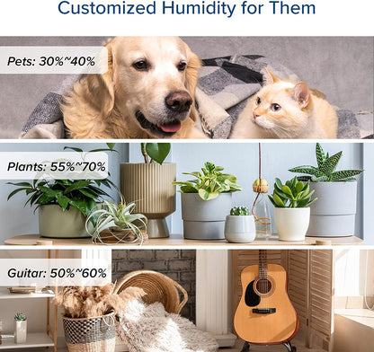 LEVOIT Humidifiers for Bedroom Large Room 6L Warm and Cool Mist for Families Plants with Built-in Humidity Sensor