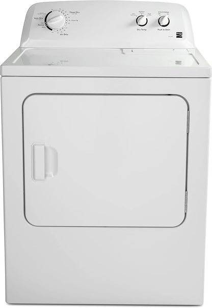 Kenmore 29′′ Front Load Electric Dryer with Wrinkle Guard and 7.0 Cubic Ft. Total Capacity, White