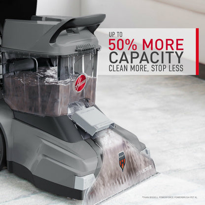Hoover PowerScrub XL Upright Carpet Cleaner FH68010 with SpinScrub Brushes and HeatForce Technology