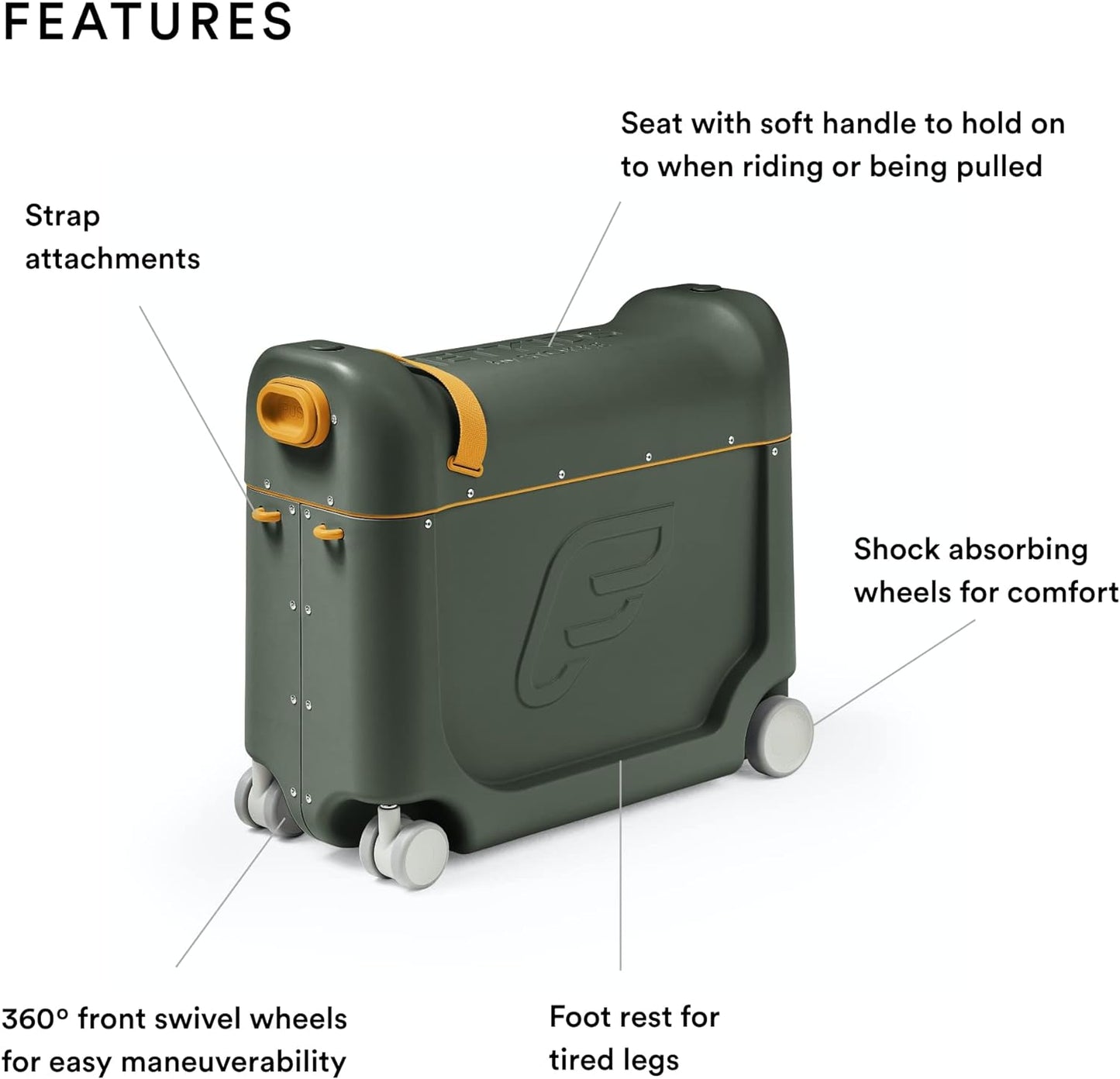 Kids' ride-on luggage and in-flight beds - Help your kids relax and sleep on the plane - Approved by multiple airlines - Best for ages 3 - 7