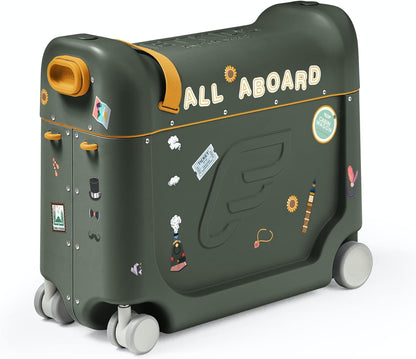 Kids' ride-on luggage and in-flight beds - Help your kids relax and sleep on the plane - Approved by multiple airlines - Best for ages 3 - 7