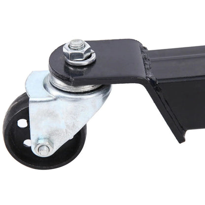 1660 Pounds Hydraulic Car Transmission Jack Vertical Lift with 360° Swivel Wheel Pedal ,Blue,33"-70"(0.75Ton)