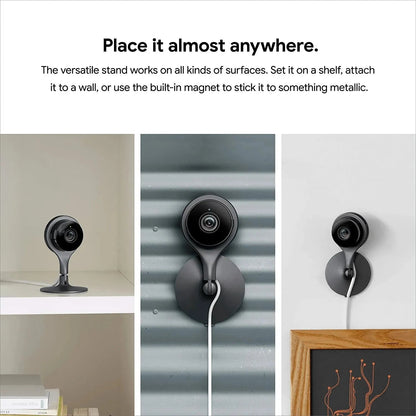 Google Nest Cam Indoor Wired Indoor Camera, For Home Security
