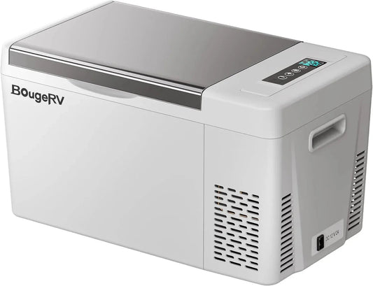 12 Volt Refrigerator 12V Car Fridge 23 Quart Portable Freezer Compressor Cooler 12/24V DC 110~240 Volt AC for Truck Van RV Camper SUV Travel Camping Road Trips Tailgating -7℉~50℉