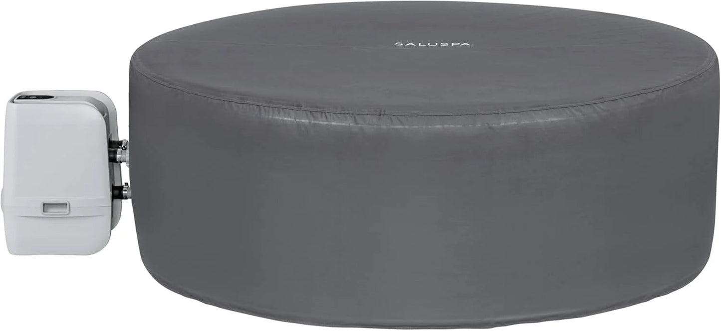 Inflatable Hot Tub Spa (71" x 26") | Portable Hot Tub with 2 Covers (1 Energy-Efficient Thermal Cover and 1 Standard Cover) | Fits Up to 2-4 Persons | Black