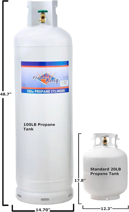 100Lb Steel Propane Tank Cylinder with Pol Valve
