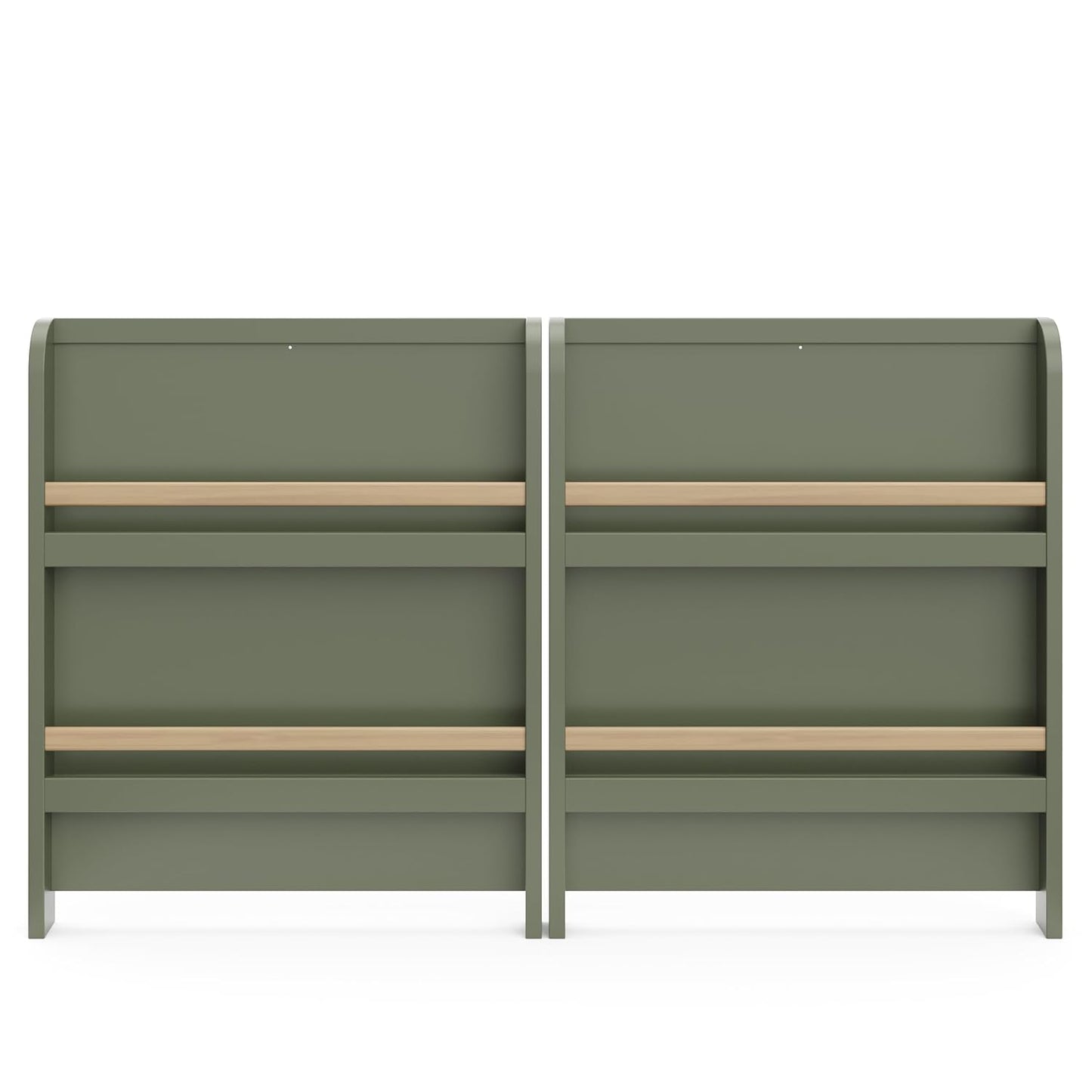 Graco Read-with-Me 4-in-1 Convertible Crib with Drawer, Olive/Driftwood