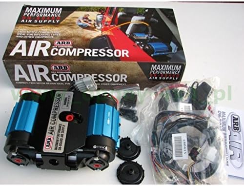 '12V' On-Board Twin High Performance Air Compressor, Ideal for Air Lockers Locking Differentials, Tire Inflator, Air Horn, Air Tools and Pneumatic Tools.
