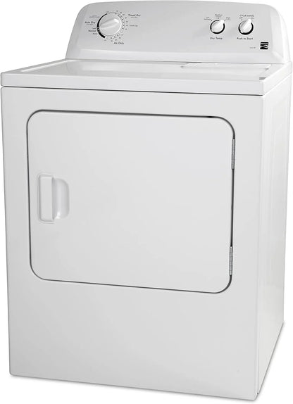 Kenmore 29′′ Front Load Electric Dryer with Wrinkle Guard and 7.0 Cubic Ft. Total Capacity, White