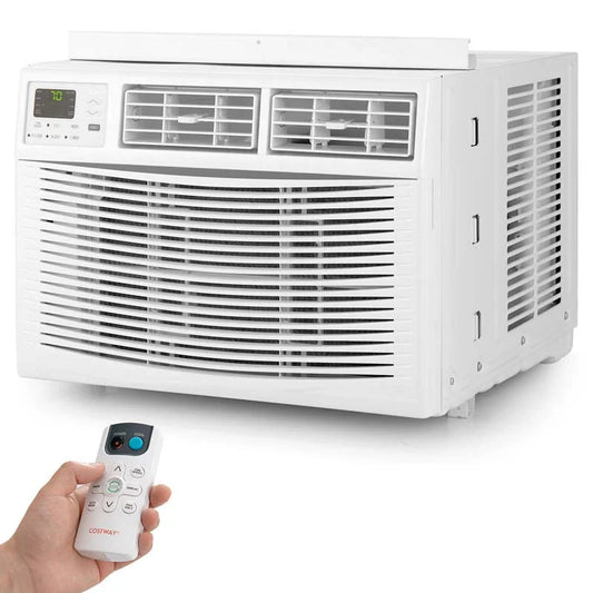 10000 Btu Quiet Window Air Conditioner With Remote Amp Eco Mode Energy Star Certified 3 In 1 Window Ac Unit With Dehumidifier