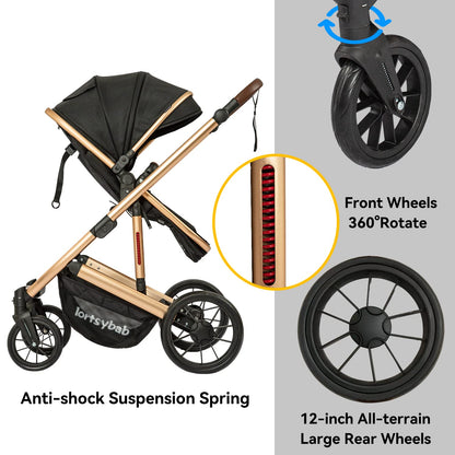 Infant Newborn Baby Bassinet Stroller