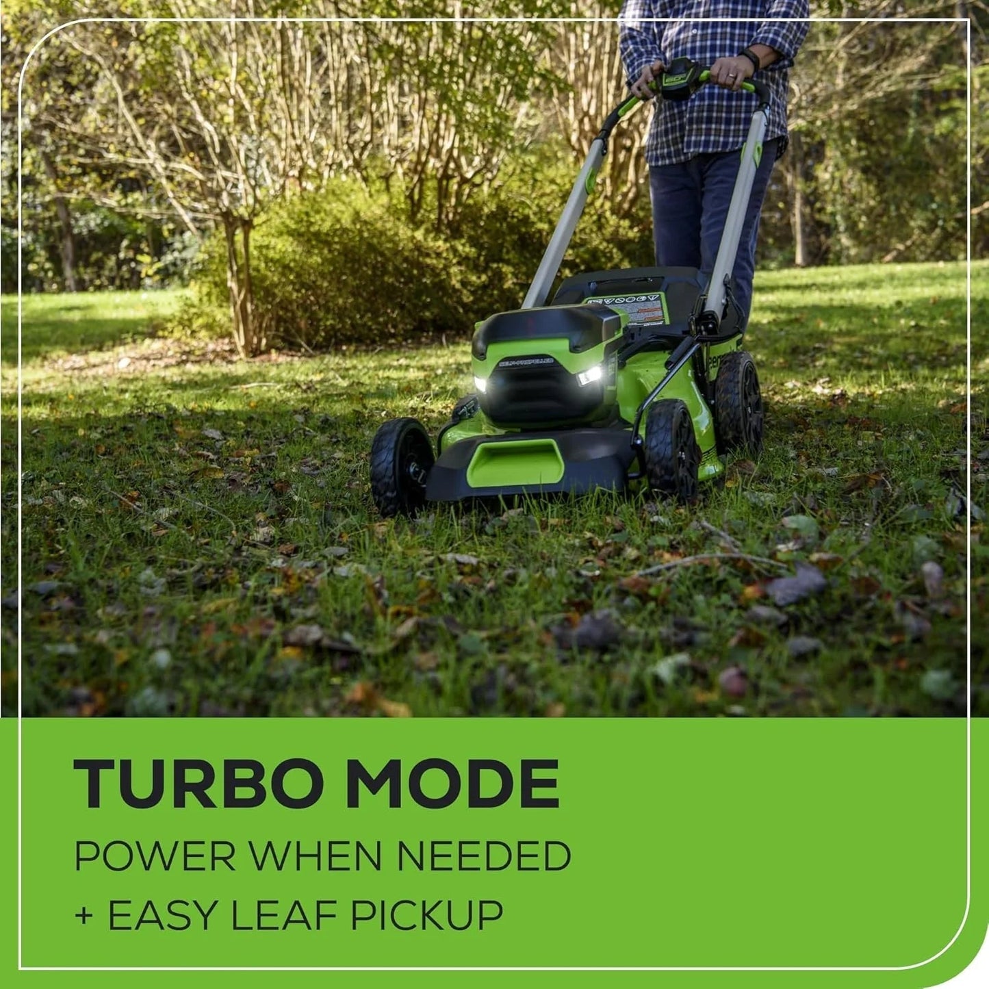 Greenworks 60V 21” Cordless (Self-Propelled) Lawn Mower , 2 x 4.0Ah Batteries and Dual Port Rapid Charger sgtnighsdesigns