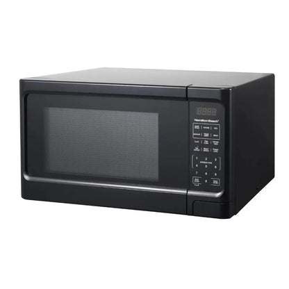 Hamilton Beach 1.1 Cu. Ft. Sleek Black Digital Microwave - Effortless Touchpad Controls