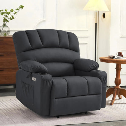 Heated Lift Recliner for Seniors with USB & Cup Holders