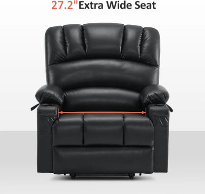 Heated Lift Recliner for Seniors with USB & Cup Holders