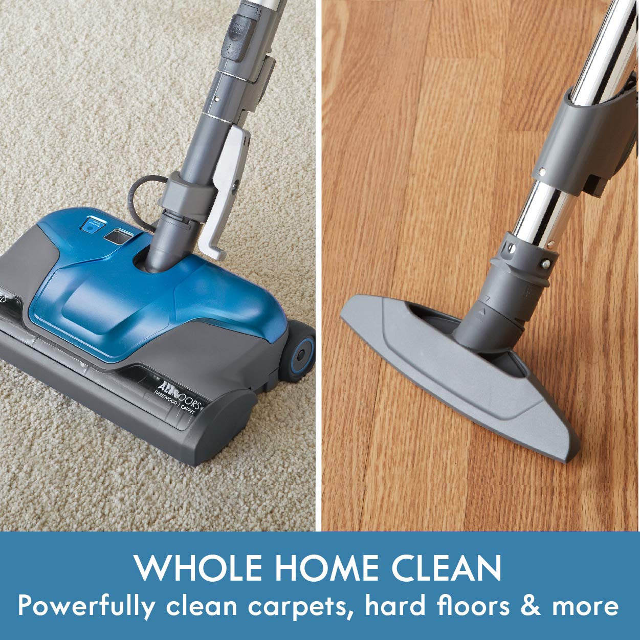 Kenmore Pet Friendly Lightweight Bagged Canister Vacuum Cleaner with Extended Telescoping Wand, HEPA, 2 Motors, Retractable Cord, and 4 Cleaning Tools