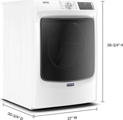 MED6630HW Front-Loading Electric Dryer - White