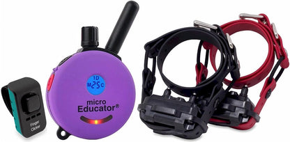 Humane Dog Training Collar with Remote, Features 100 Levels of Safe Stimulation, Tapping Sensation, Night Light, Waterproof, Rechargeable, 1 Mile 1 Dog, Black