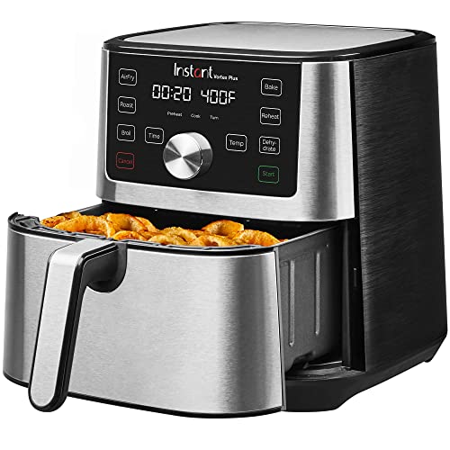 Instant Pot Vortex Plus 6QT XL Air Fryer, 6 in 1, Broils, Dehydrates, Crisps, Roasts, Reheats, Bakes for Quick Easy Meals, 100 In App Recipes, Dishwasher Safe, from the Makers of Instant Pot, Black : Home & Kitchen