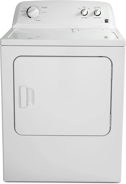 Kenmore 29′′ Front Load Electric Dryer with Wrinkle Guard and 7.0 Cubic Ft. Total Capacity, White