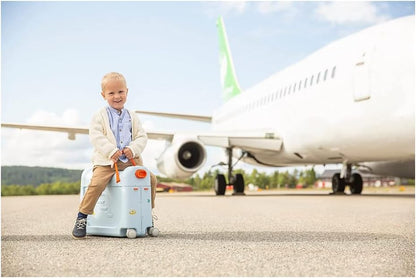 Kids' ride-on luggage and in-flight beds - Help your kids relax and sleep on the plane - Approved by multiple airlines - Best for ages 3 - 7