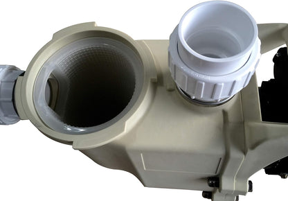 1.5 HP Swimming Pool Pump for In Ground Pools and Spas - 1.5 Horsepower - Designed in the USA - High Efficiency Single Speed Motor With Clear Top Lid - FP150