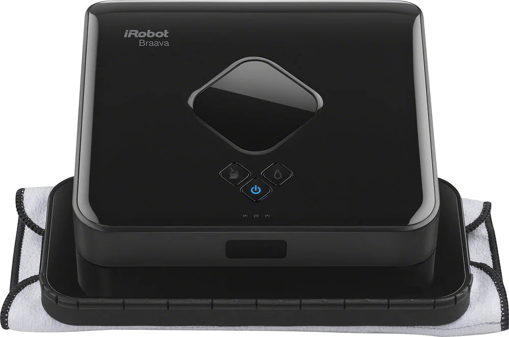 iRobot - Braava 380 Robot Mop - Black