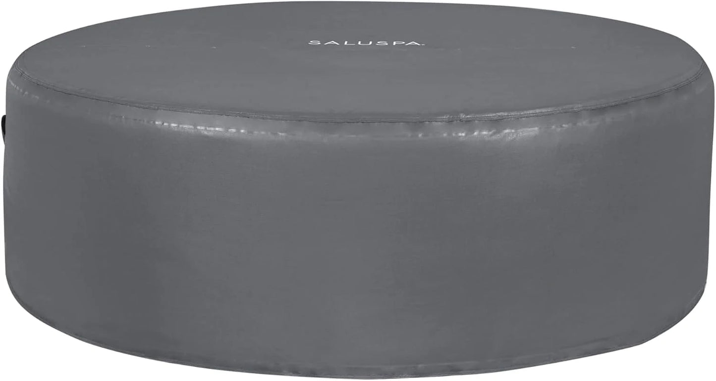 Inflatable Hot Tub Spa (71" x 26") | Portable Hot Tub with 2 Covers (1 Energy-Efficient Thermal Cover and 1 Standard Cover) | Fits Up to 2-4 Persons | Black