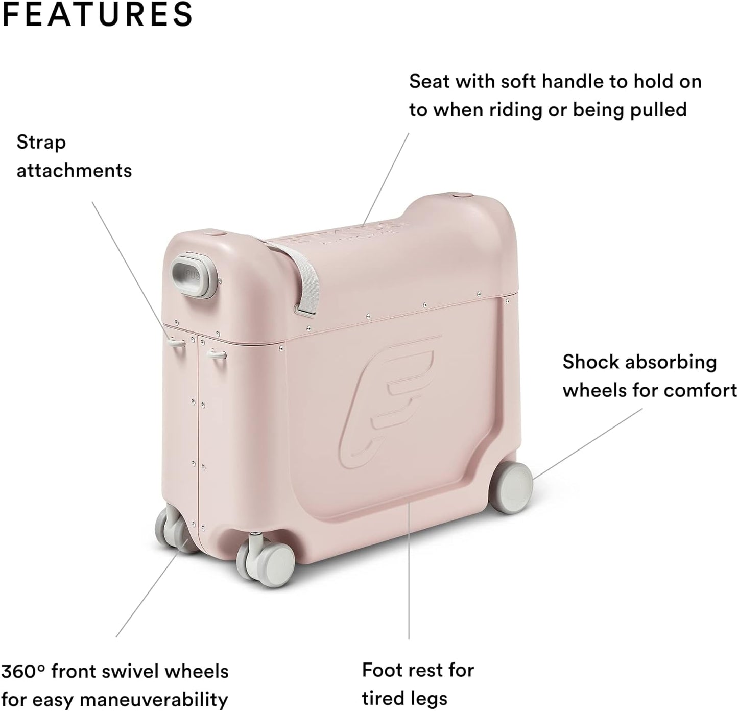 Kids' ride-on luggage and in-flight beds - Help your kids relax and sleep on the plane - Approved by multiple airlines - Best for ages 3 - 7